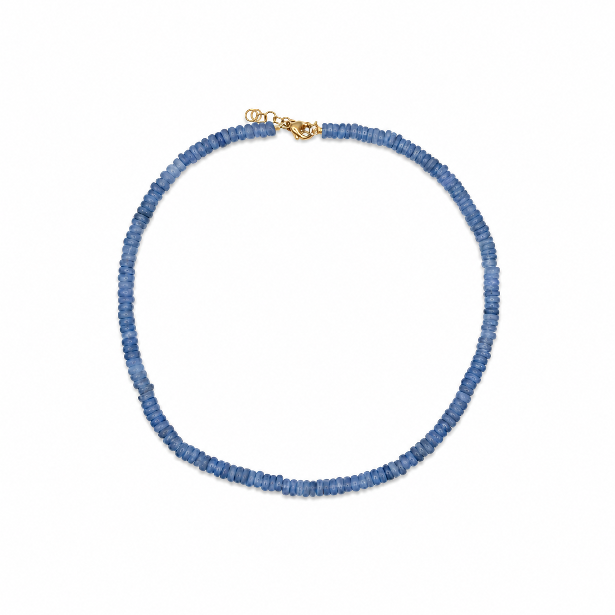 Blue Kyanite Beaded Necklace