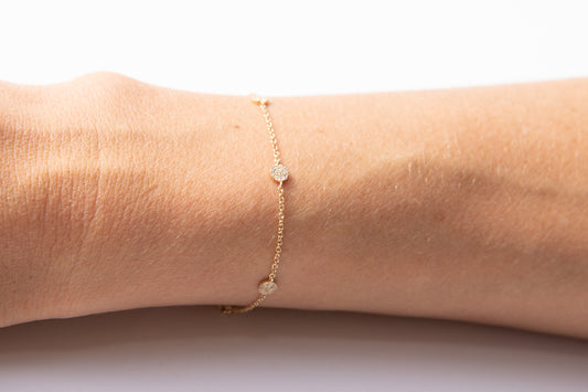 Diamond Station Bracelet