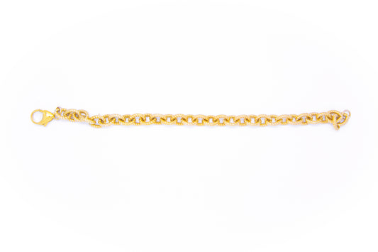 Twisted Link Cable Chain Bracelet