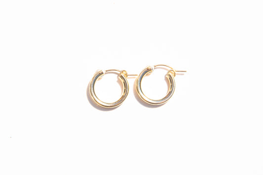 Mini Simple Gold Hoops