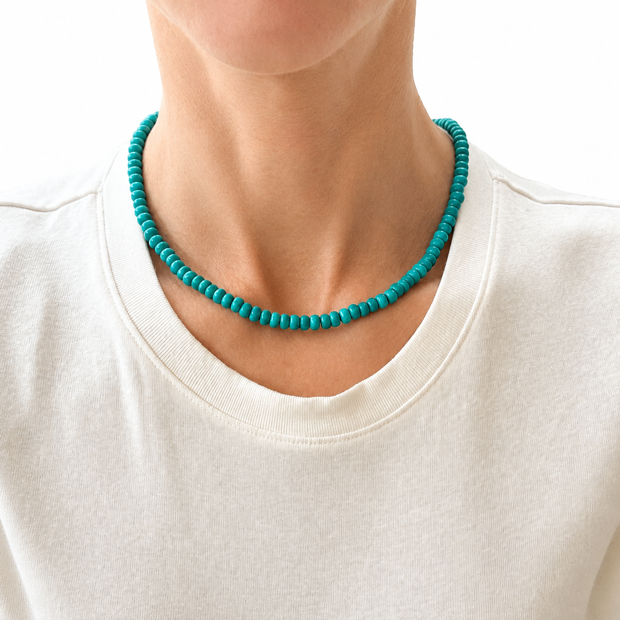 Turquoise Beaded Necklace