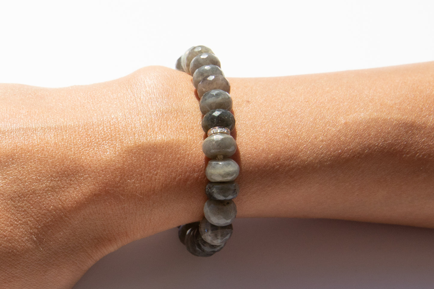 Large Labradorite + Pavé Diamonds in 14k Gold (1)