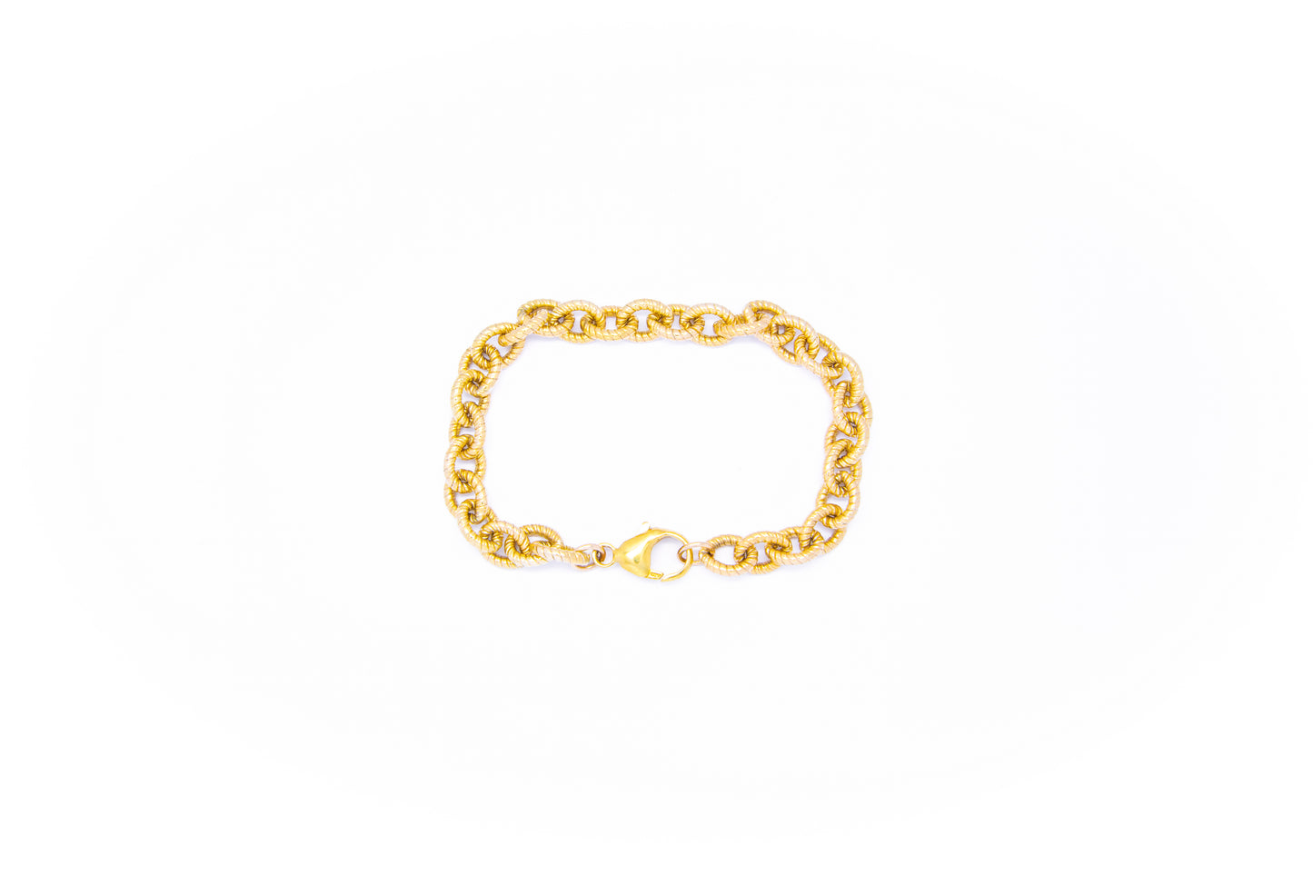Twisted Link Cable Chain Bracelet