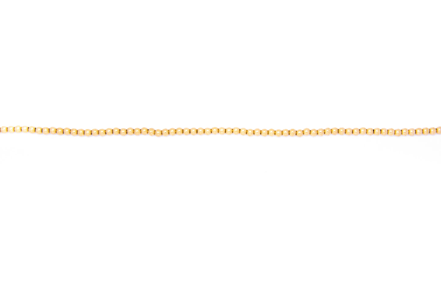 Gold Beaded Choker Necklace