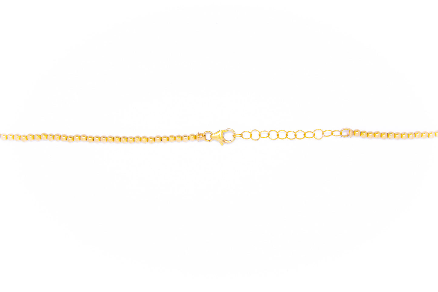 Gold Beaded Choker Necklace