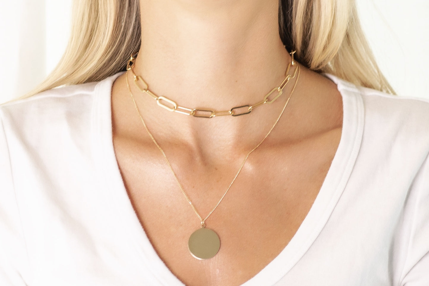 Large Oval Link Chain Necklace